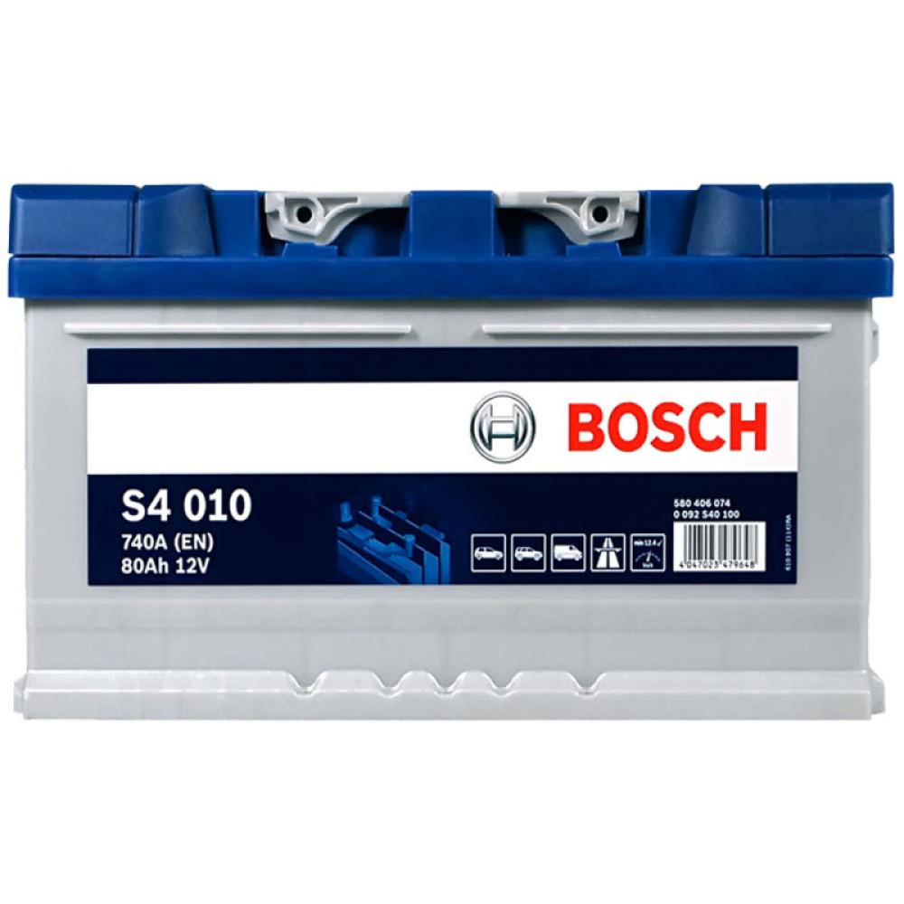 Batería Bosch S4 010 80Ah 740A R+ Valencia | Batmarket